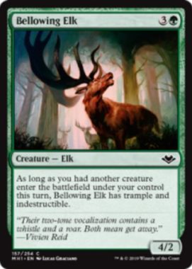Bellowing Elk（モダンホライゾン）
