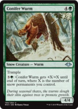 Conifer Wurm（モダンホライゾン）