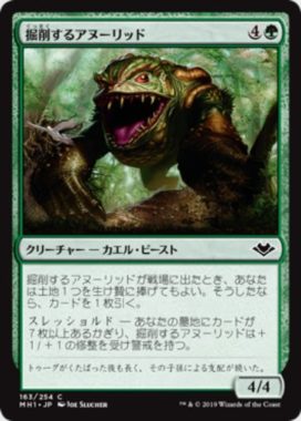 掘削するアヌーリッド(Excavating Anurid)（モダンホライゾン）