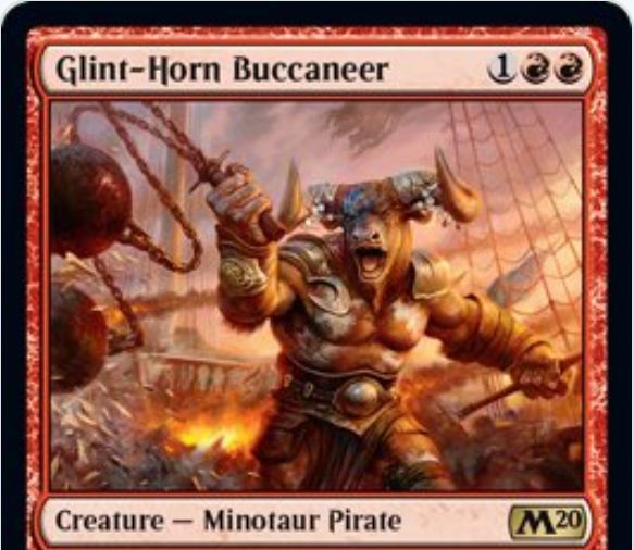 【基本セット2020】赤レアのミノタウルス海賊「Glint-Horn Buccaneer」が公開！