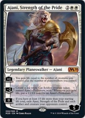 Ajani, Strength of the Pride（基本セット2020）