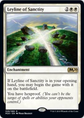 神聖の力線(Leyline of Sanctity)基本セット2020