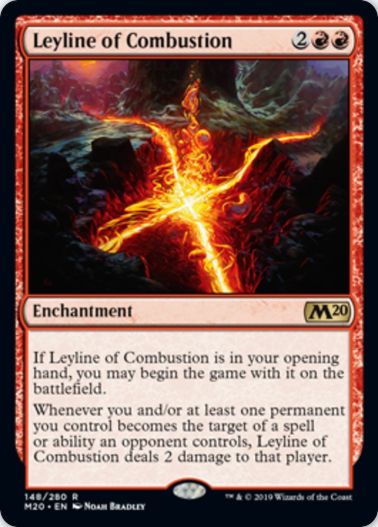 Leyline of Combustion（基本セット2020）