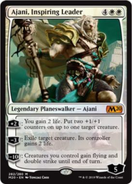 Ajani, Inspiring Leader（基本セット2020）