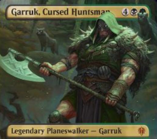 呪われた狩人 ガラク エルドレインの王権 黒緑の新ガラク Garruk Cursed Huntsman が公開 6マナ初期忠誠5で 0 3 6 の3種能力を持つプレインズウォーカー Mtg Fan マジック ザ ギャザリングの最新情報をまとめるブログサイト