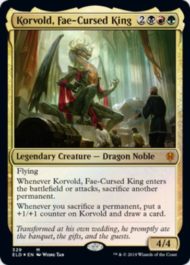 【MTGデッキ】《フェイに呪われた王、コルヴォルド(Korvold, Fae-Cursed King)》の採用デッキレシピ情報まとめ