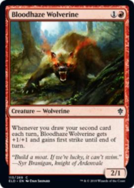 Bloodhaze Wolverine（エルドレインの王権）