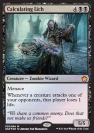 Calcuclating Lich：MTG「Magic Game Night 2019」限定収録