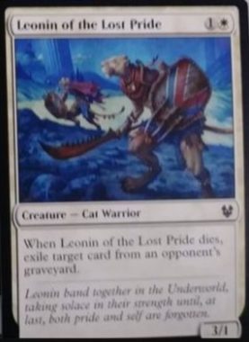 (Leonin of the Lost Pride)：MTG「テーロス還魂記」非公式スポイラーより