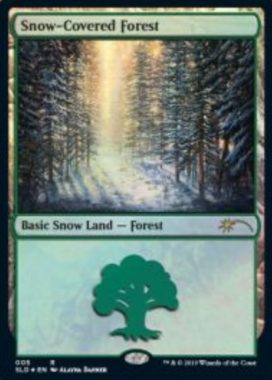 Snow-Covered Forest：Secret Lair「Eldraine Wonderland」収録