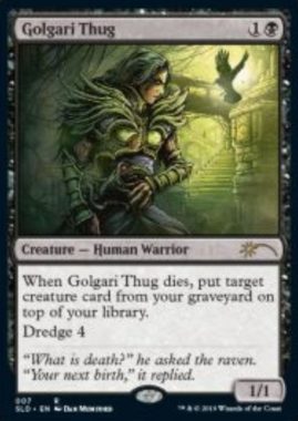 Golgari Thug（ゴルガリの凶漢）：Secret Lair「Restless in Peace」収録