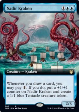 Nadir Kraken（テーロス還魂記）拡張アート版