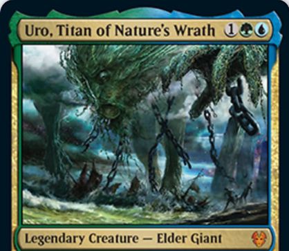 自然の怒りのタイタン、ウーロ》【Uro, Titan of Nature's Wrath】MTG 