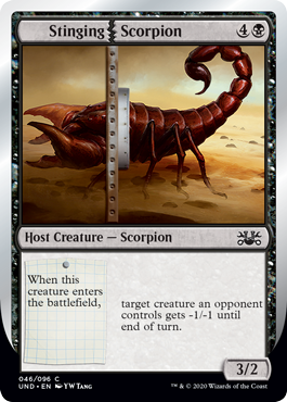 (Stinging | Scorpion)：Unsanctioned