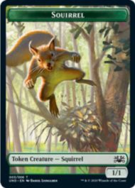 Squirrel(リス)トークン：MTG「Unsanctioned」収録