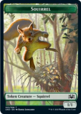 Squirrel(リス)トークン：MTG「Unsanctioned」収録