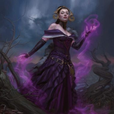 アート：死の魔道士、リリアナ(Liliana, Death Mage)