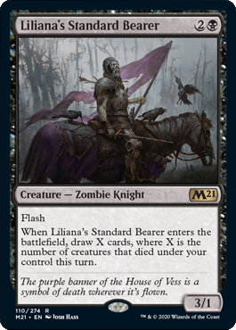 Liliana’s Standard Bearer（基本セット2021）