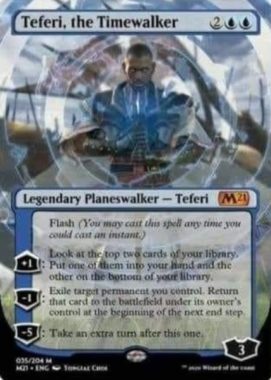 (Teferi, the Timewalker)：MTG「基本セット2021」非公式スポイラーより