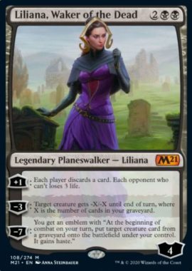 Liliana, Waker of the Dead（基本セット2021）