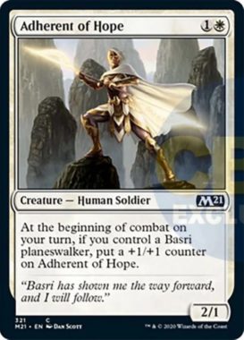 Adherent of Hope（基本セット2021 プレインズウォーカーデッキ）