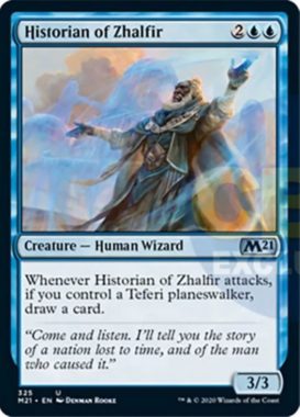 Historian of Zhalfir（基本セット2021 プレインズウォーカーデッキ）