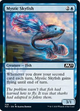 Mystic Skyfish（基本セット2021 プレインズウォーカーデッキ）