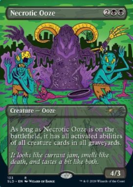 壊死のウーズ(Necrotic Ooze)：Secret Lair「Prime Slime」収録