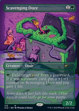 漁る軟泥(Scavenging Ooze)：Secret Lair「Prime Slime」収録