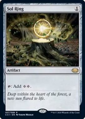 太陽の指輪(Sol Ring)（MTG「COMMANDER COLLECTION: GREEN」収録））