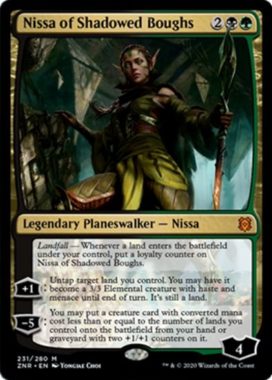 Nissa of Shadowed Boughs（ゼンディカーの夜明け）