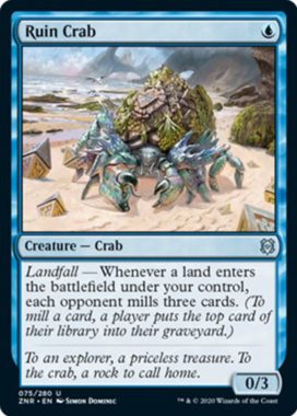Ruin Crab（ゼンディカーの夜明け）