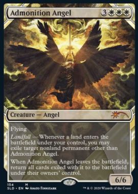 忠告の天使(Admonition Angel)：Secret Lair「Zendikar Revisited」収録