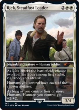 Rick, Steadfast Leader：Secret Lair「The Walking Dead」収録