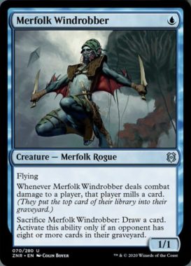 Merfolk Windrobber（ゼンディカーの夜明け）