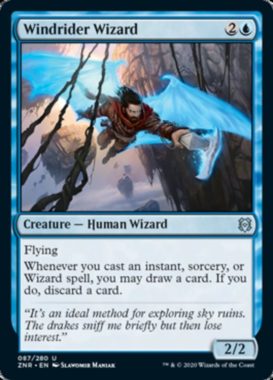 Windrider Wizard（ゼンディカーの夜明け）