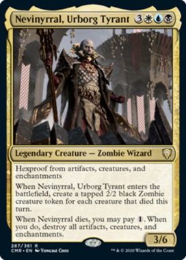  Nevinyrral, Urborg Tyrant（統率者レジェンズ）