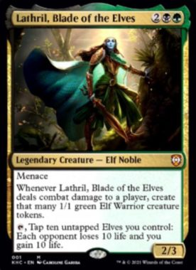 Lathril, Blade of the Elves（カルドハイム 統率者デッキ）