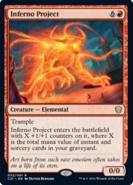 Inferno Project（統率者2021：ストリクスヘイヴン 統率者デッキ）