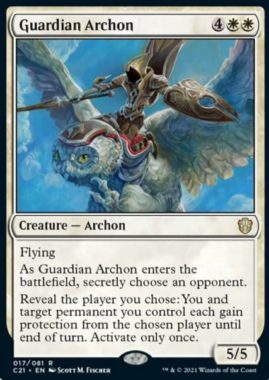 Guardian Archon（統率者2021：ストリクスヘイヴン 統率者デッキ）