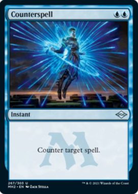 英語版の対抗呪文(Counterspell)モダンホライゾン2