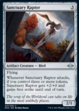 Sanctuary Raptor（モダンホライゾン2）