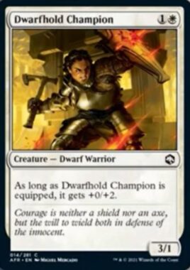 Dwarfhold Champion（フォーゴトン・レルム探訪）