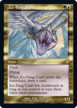 氷牙のコアトル(Ice-Fang Coatl)モダンホライゾン2