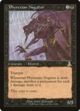 ファイレクシアの抹殺者/Phyrexian Negator：ウルザズ・デスティニー再録禁止カード