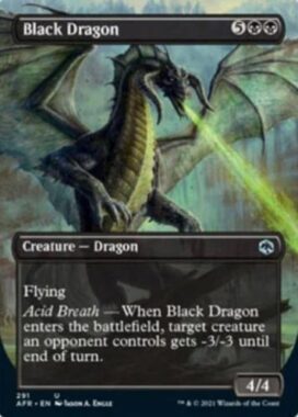 ボーダーレス仕様のBlack Dragon（フォーゴトン・レルム探訪）