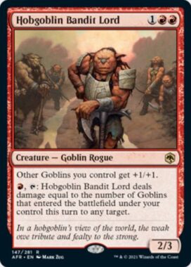 英語版のホブゴブリンの山賊の頭(Hobgoblin Bandit Lord)