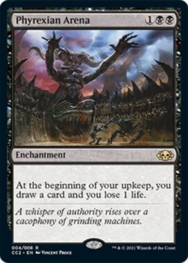 ファイレクシアの闘技場(Phyrexian Arena)：MTG「COMMANDER COLLECTION: BLACK」収録