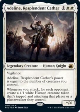 英語版の輝かしい聖戦士、エーデリン(Adeline, Resplendent Cathar)