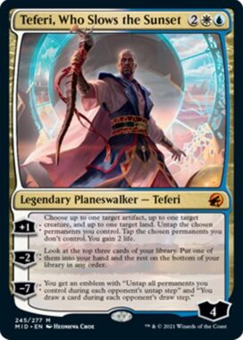 英語版の日没を遅らせる者、テフェリー(Teferi, Who Slows the Sunset)